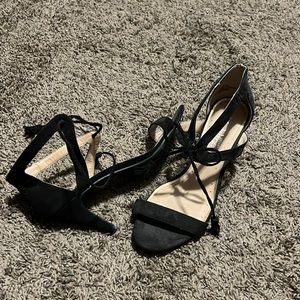 Black Strappy Heels